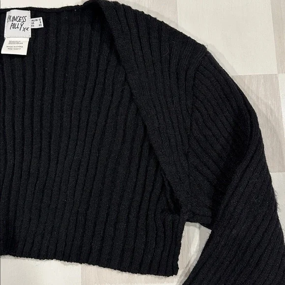 princess polly black witchy bolero shrug - Picture 3 of 8